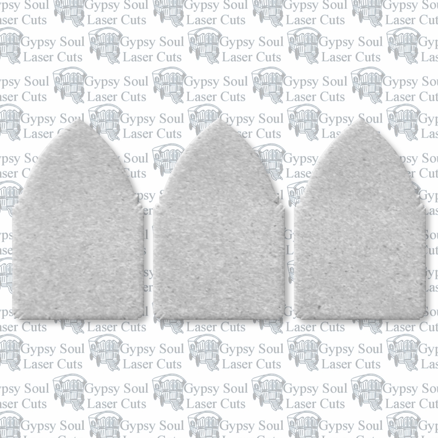 Arch Top House Silhouettes - Click Image to Close