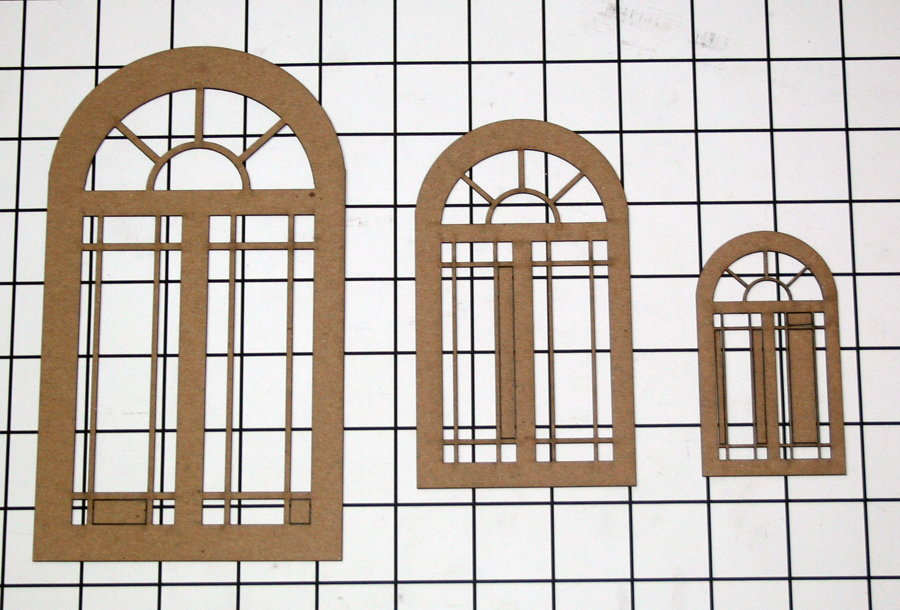 Arched Windows Set - Click Image to Close