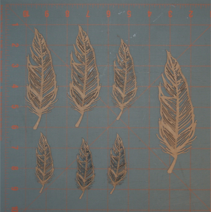 Feathers Shape Set - Click Image to Close