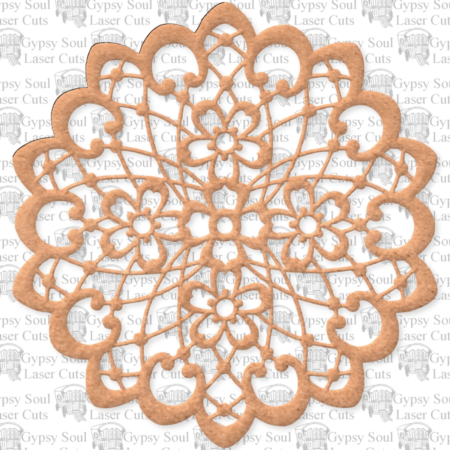 Floral Lace Panel - Click Image to Close