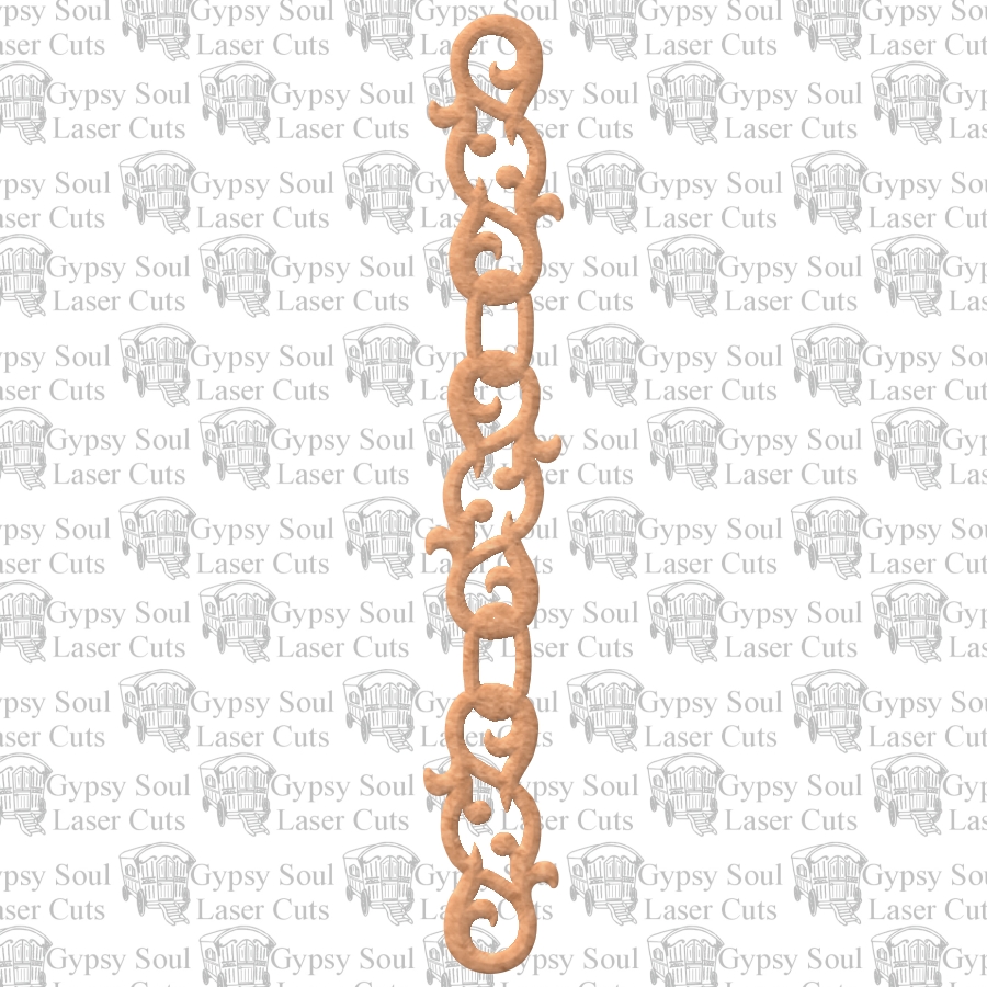 Flourished Chain Large - Click Image to Close