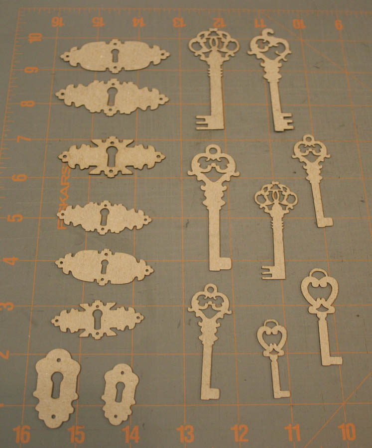 Keys & Plates Shape Set