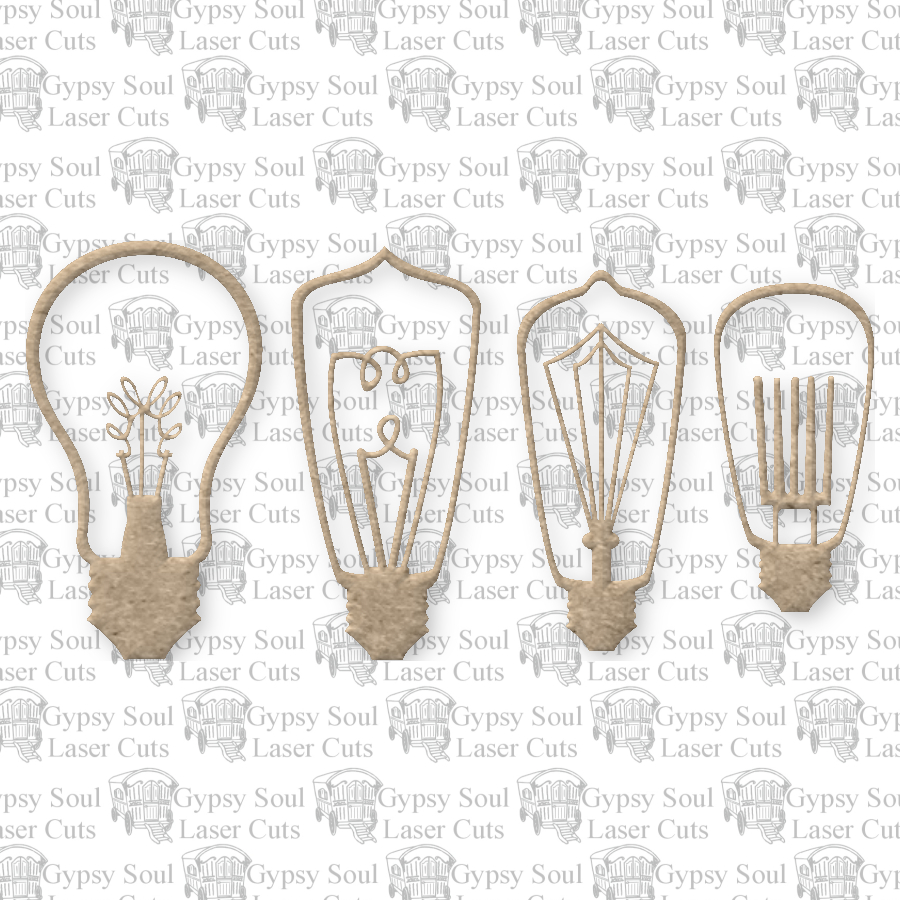 Vintage Bulbs set - Click Image to Close