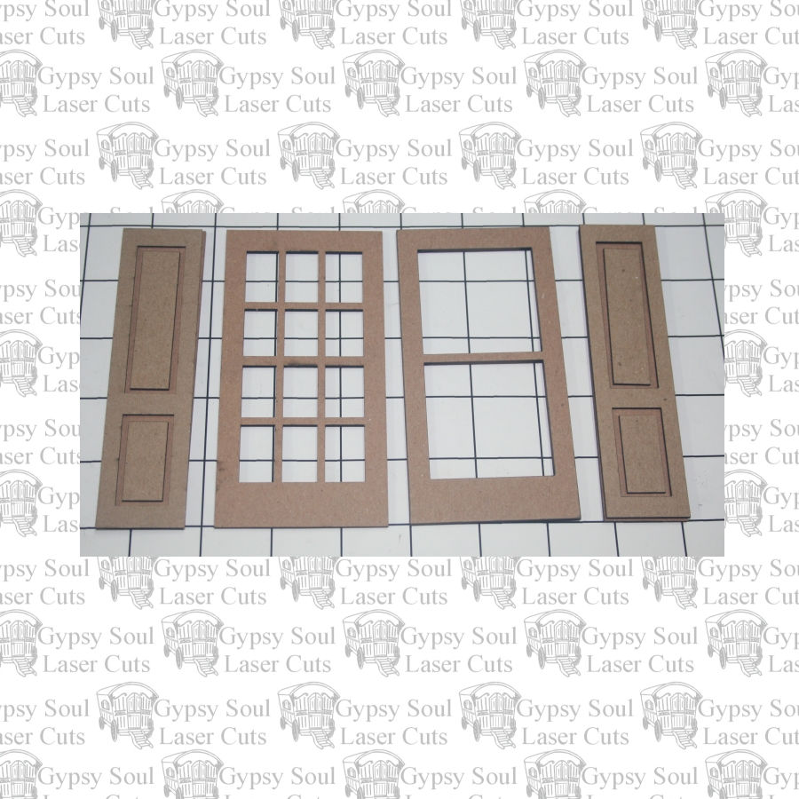 Windows With Shutters 1 to 12 - Click Image to Close