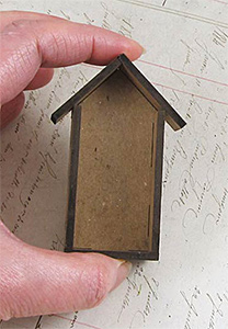 Tiny Little Shadowbox Houses 4 - Click Image to Close