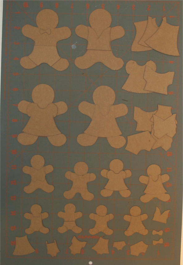 Gingerbread Family Shape Set